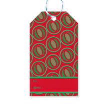 Bolso de regalo rojo/verde mediano
