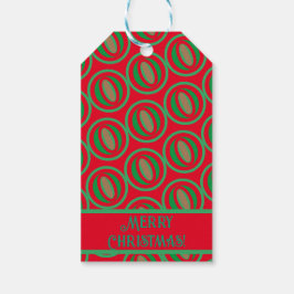 Etiquetas Para Regalos Bolso de regalo rojo/verde mediano