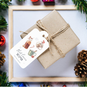 Etiquetas Para Regalos Bomba de chocolate caliente