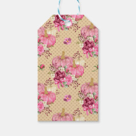 ETIQUETAS PARA REGALOS BOMBAS DE OTOÑO Y FLORES DE COLOR ACUÁTICO