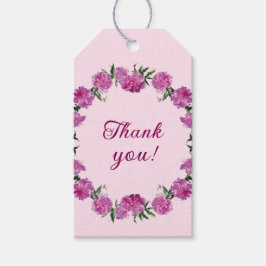 Etiquetas Para Regalos Bonitas Peonies.
