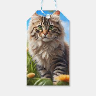 Etiquetas Para Regalos Bonito jardín de gatos