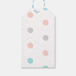 Etiquetas Para Regalos Bonito Pastel Polka Dot