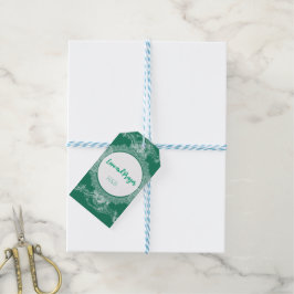 Etiquetas Para Regalos Bonito Sticker Verde de Amor