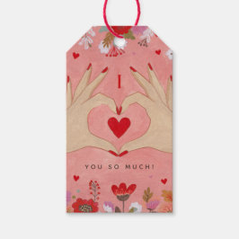 Etiquetas Para Regalos Bonitos manos en el Rótulo de amor San Valentín