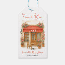 Etiquetas Para Regalos Bonjour Bebe Paris French Cafe Baby Shower