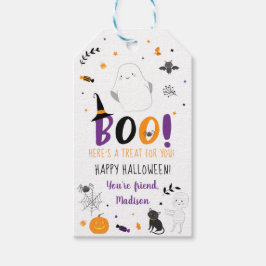 Etiquetas Para Regalos Boo Aquí hay un trato para ti Halloween