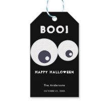 Boo Cute Monsters Eyeballs Feliz Halloween Negro