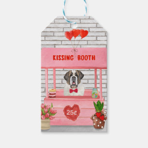 Etiquetas Para Regalos Booth de besada El día de San Valentín Perro de Sa