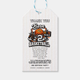 Etiquetas Para Regalos Born 2 Basketball Sports Themed Boy 2nd Birthday 