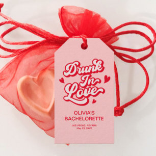 Etiquetas Para Regalos Borracho enamorado Bachelorette Favor