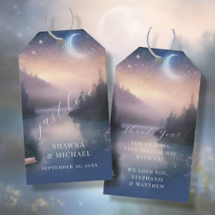 Etiquetas Para Regalos Bosque de montaña Woodland Fantasy Elegant Wedding