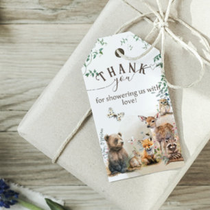 Etiquetas Para Regalos Bosques de bosques Baby Shower