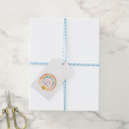 Etiquetas Para Regalos Brilla en tus colores Arcoiris cita arte del orgul
