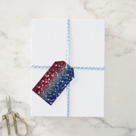 Etiquetas Para Regalos Brillo Patriótico