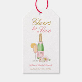 Etiquetas Para Regalos Brindis Por Amor Desayuno Nupcial De Champán