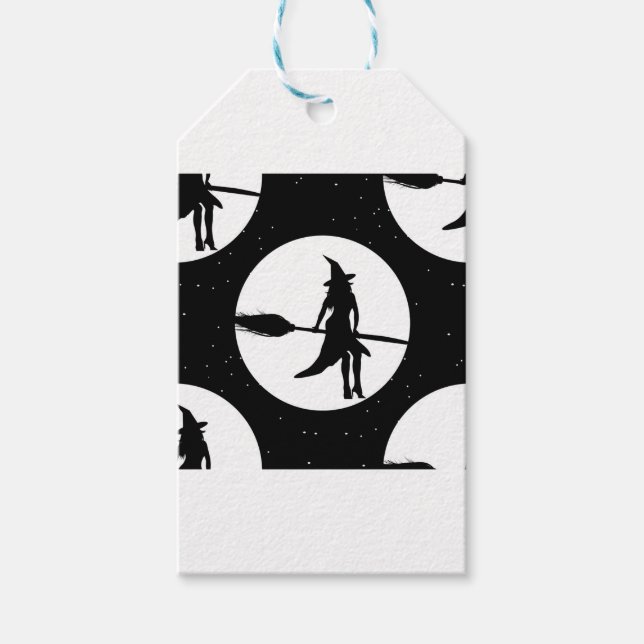 Etiquetas Para Regalos bruja de halloween (Anverso)