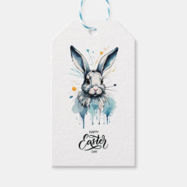 Etiquetas Para Regalos Brunch de Pascua y caza de huevos | Bunny color ag