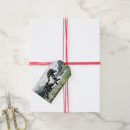 Etiquetas Para Regalos Brunskjottur Pinto negro islandés