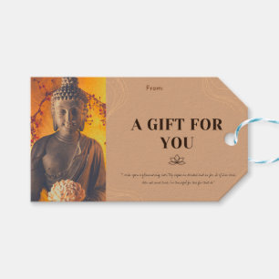 Etiquetas Para Regalos Buddha cita un regalo para ti