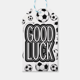Etiquetas Para Regalos Buena suerte - fútbol