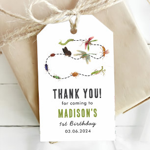 Etiquetas Para Regalos Bugs & Insects Vintage Birthday Party