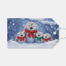Búhos Lindos de Navidad