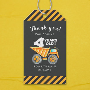 Etiquetas Para Regalos Builder-Themed Party for 4-Year-Old Boy