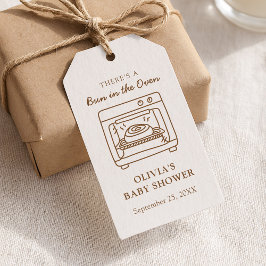 Etiquetas Para Regalos Bun in the Oven Favor Tag