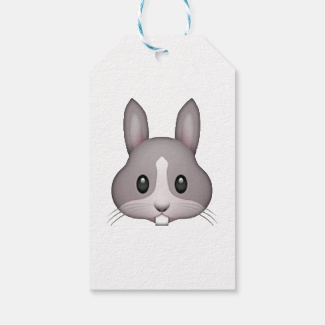 Etiquetas Para Regalos Bunny - Emoji (Reverso)