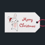 Etiquetas Para Regalos Bunny Merry Christmas Winter Animals Rabbits Truck<br><div class="desc">El conejo para Navidades con luces de hadas. Animales divertidos con regalos y nieve para las vacaciones. También es gracioso para los Navidades en julio. Hasen son animales dulces y perfectos para los Navidades.</div>
