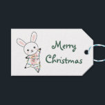 Etiquetas Para Regalos Bunny Merry Christmas Winter Animals Rabbits Truck<br><div class="desc">The rabbit for Christmas with fairy lights. Funny animals with gifts and snow to the holidays. Also funny for Christmas in July. Hasen are sweet animals and perfect for Christmas.</div>