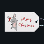 Etiquetas Para Regalos Bunny Merry Christmas Winter Animals Rabbits Truck<br><div class="desc">The rabbit for Christmas with fairy lights. Funny animals with gifts and snow to the holidays. Also funny for Christmas in July. Hasen are sweet animals and perfect for Christmas.</div>