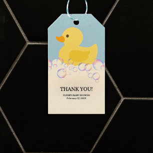 Etiquetas Para Regalos Burbujas de Rubber Ducky Bubbles Baby Shower