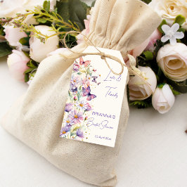 Etiquetas Para Regalos Butterflies ducha de novia lavanda gracias favor