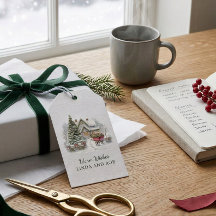 Cabaña de cuento personalizado Navidad