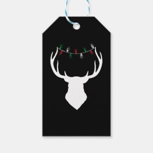 Etiquetas Para Regalos Cabeza De Cerveza Con Navidades Se Iluminan En Ang