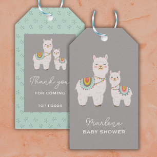 Etiquetas Para Regalos Cabeza de llama de pelo
