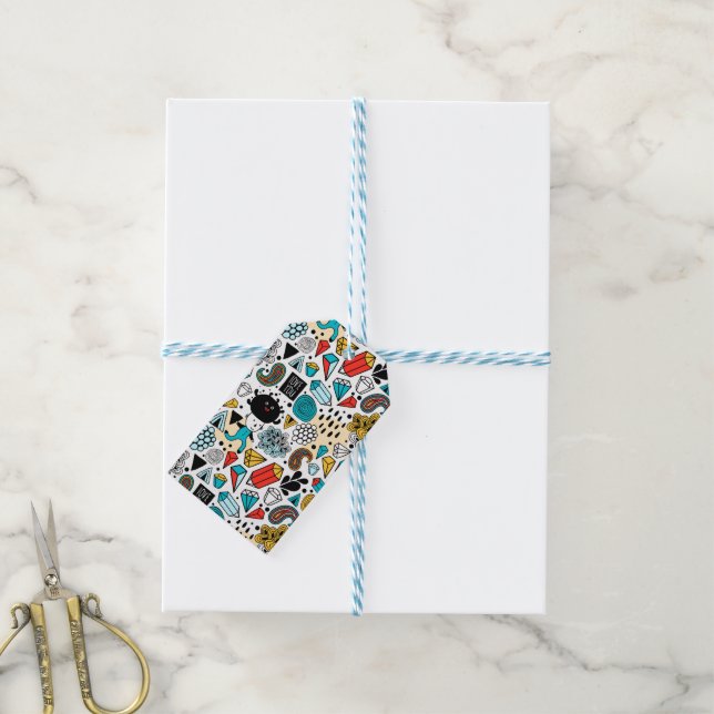 Etiquetas Para Regalos Cabeza loca (Con cuerda)