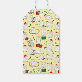 Etiquetas Para Regalos Cabras festivas en Navidades