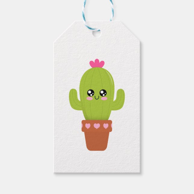 Etiquetas Para Regalos Cactus (Anverso)