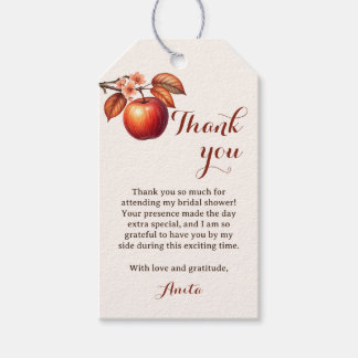 Etiquetas Para Regalos Caer en la ducha nupcial de Apple gracias