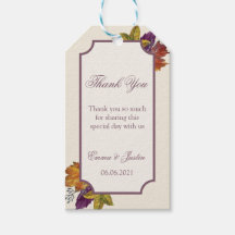 Caída Rústica de las hojas de acuarela Boda Gracia