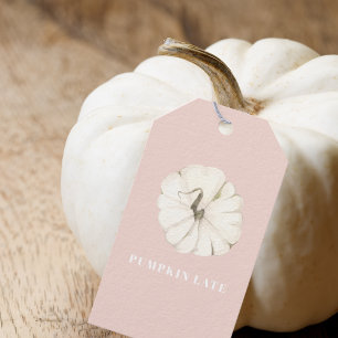 Etiquetas Para Regalos Calabaza acuática de las especias de calabaza Bl