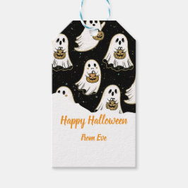 Etiquetas Para Regalos Calabaza de Halloween