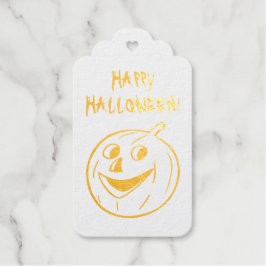 Etiquetas Para Regalos Calabaza de Halloween