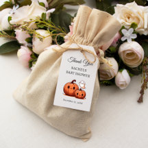 Calabaza de Halloween y Boo | Baby Shower Gracias