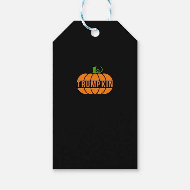 Etiquetas Para Regalos Calabaza de Trumpkin (Anverso)