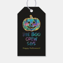 Etiquetas Para Regalos Calabaza Falsa Lindo Halloween