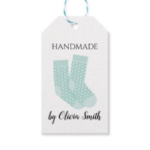 Calcetines de punto hechos a mano